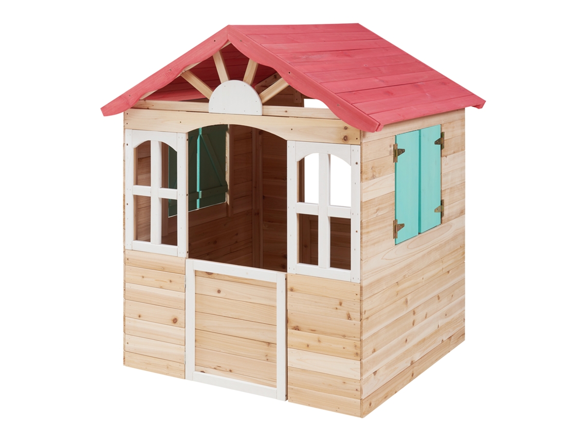 Casita de juegos infantil Lulä 130x115x101 cm madera Casa.pro