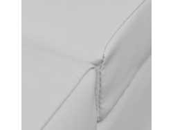 Diván | Sofá De Cuero Sintético Blanco Wsd269170