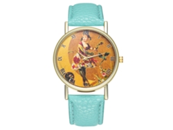 Reloj Analógico De Cuarzo Con Correa Pu Unisex Zhoulianfa Estilo Moderno (menta)