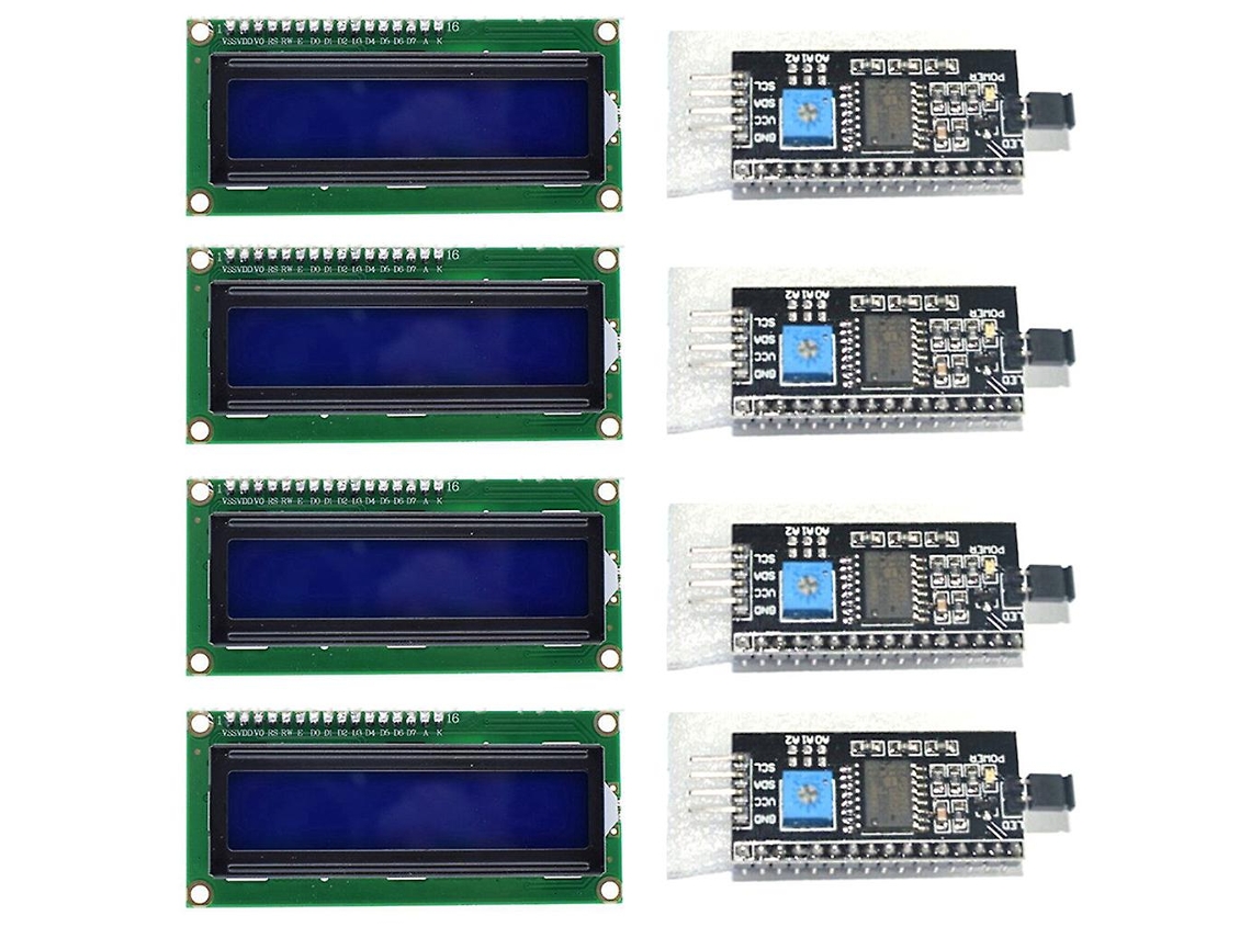Módulos Hd44780 Controlador Luz De Fondo De Pantalla Azul Para R3 Mega2560 Lcd