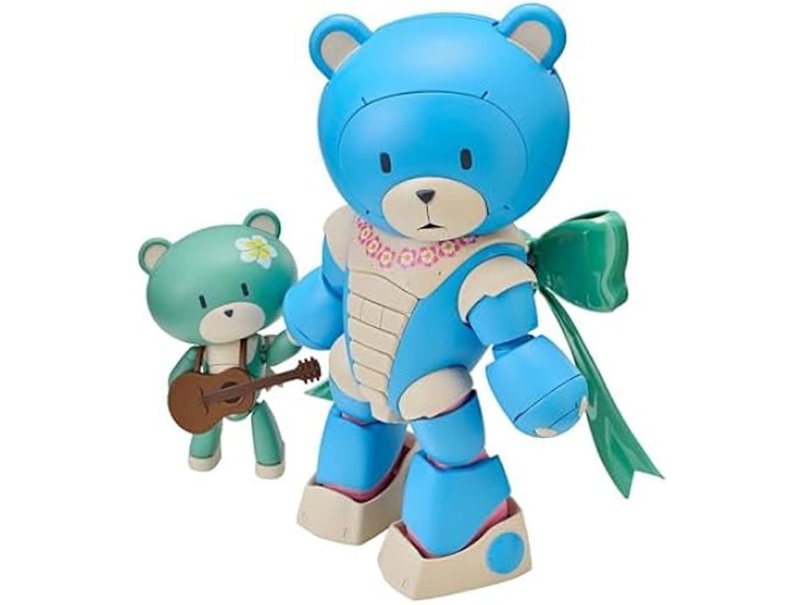 Kit de modelo Gundam Bandai Spirits 09 Bearguy Ohana Aloharo Set Rosa Hg 1/144 13 cm