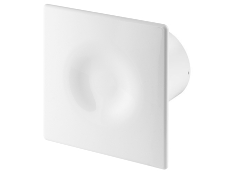 Ventilador extractor ORION estándar de 100 mm Ventilación de techo de pared con panel frontal de ABS blanco AWENTA