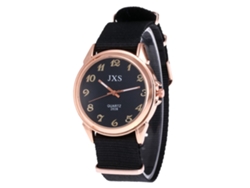 Reloj De Cuarzo Para Mujer Con Correa De Lona, Estilo Sencillo Y Moderno.