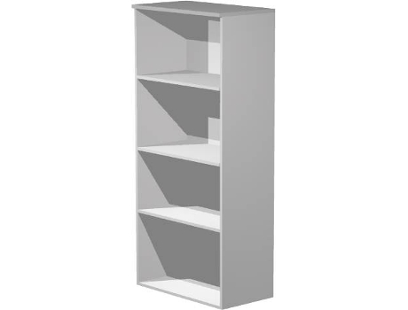 Estantería ARTEXPORT Presto Alta Gris (80x35x180cm - Madera, Melamina)