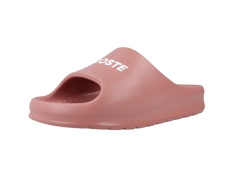 Zapatos de Mujer LACOSTE Serve Slide Synthetic Goma Rosa (37)