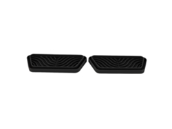 2 Bandejas De Silicona Antigoteo Para Refrigeradores Ge Y Samsung (color Negro)