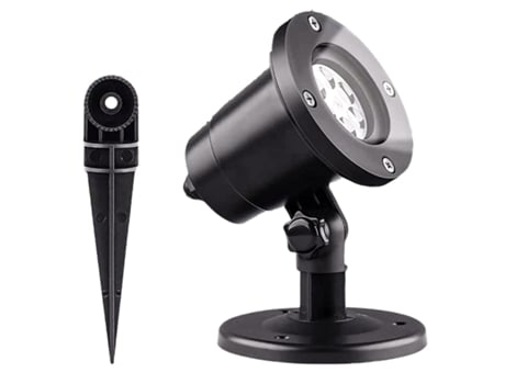 Proyector LED SANDA White Snowflake Negro