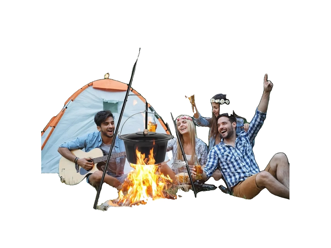 Caldero húngaro para gulash, altura ajustable, gran capacidad, 30 litros OEM