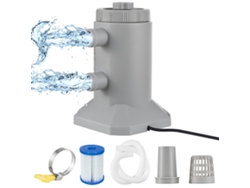 Bomba de filtro de cartucho para piscinas exteriores, 250 l/h, 55 W.