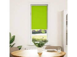 Maison Exclusive - Estor Enrollable Opaco Hojas Verde 60x150 Cm Tela Ancho 55,7 Cm