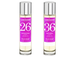 Set de 2 Perfumes CARAVAN Mujer Nº36 y Nº26 CARAVAN