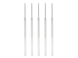 5 lápices para decoración de uñas, herramientas profesionales, lápiz de acero inoxidable para principiantes y usuarios profesionales.