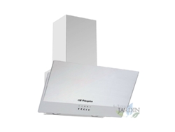 Campana Decorativa de Cristal Blanco ORBEGOZO Clase Energética C Motor de 105 W Ancho: 70 Cm ORBEGOZO