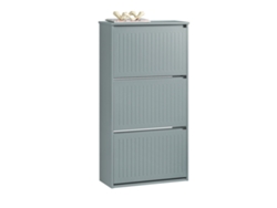 SOBUY FSR165-H-HG Zapatero Con 3 Solapas Gris 61 X 26 X 120 Cm