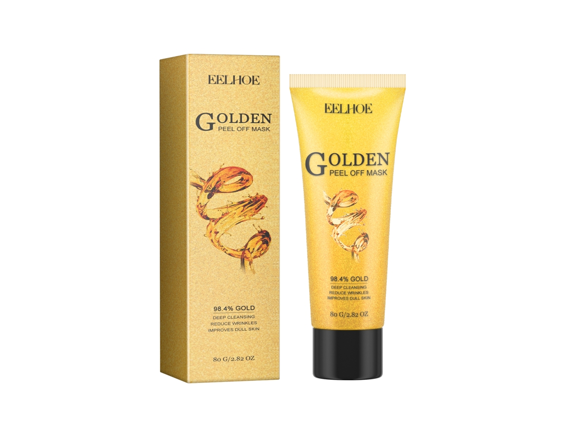 Mascarilla exfoliante peel-off dorada