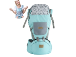Mochila ergonómica para bebé Viedouce con asiento de cadera, algodón ligero y transpirable, múltiples posiciones (delante y atrás), ajustable para recién nacidos y niños pequeños.