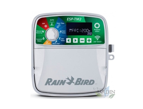 Programador Riego Eléctrico RAIN BIRD Esp-Tm2 8 Zonas Exterior RAIN BIRD