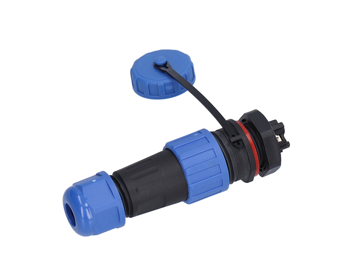 Yncm2026-conector De Cable Aéreo Impermeable 4 Pin Macho Hembra 380v 5a Lp16 Socket