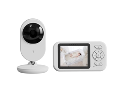 Monitor digital para bebés Yuysan SP220 de 2,8 pulgadas con visión nocturna para niños, intercomunicador, nana y detección de temperatura ambiente.