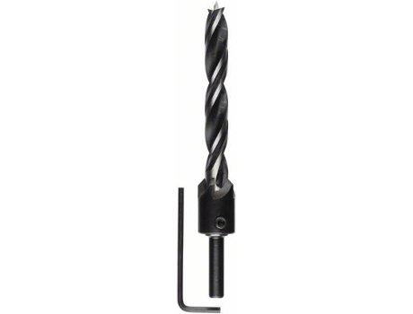 Brocas BOSCH en Espiral para Madera con Avellanador 12 mm