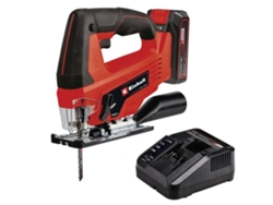 Kit de sierra de calar inalámbrica Einhell TC JS 18/70 Li con batería de 2,5 Ah y cargador (18 V, profundidad de corte 70 mm)
