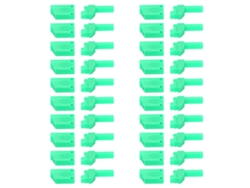 20 Unidades De Carcasas De Enchufe Banana Pa Verde De 4 Mm 22.160 Para Conector Rc Con Cobertura Completa Y Rendimiento Estable.