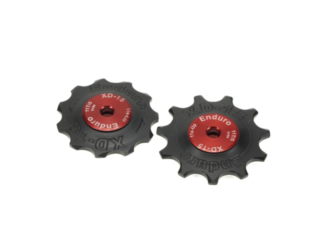 Rótula de desviador Rodamientos Juego de rueda jockey XD-15-Shimano 11 Speed-Rojo 11V