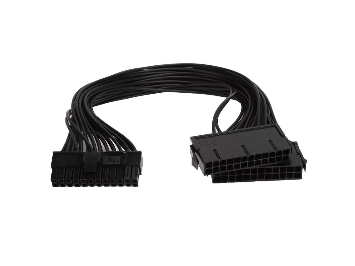 5 cables de arranque de alimentación Dual ATX de 24 pines a placa base de extensión síncrona