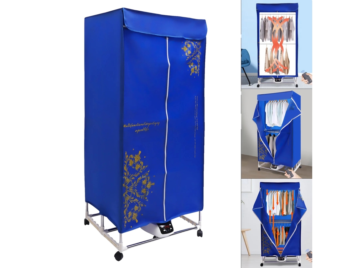 Secadora eléctrica portátil, secado rápido, gran capacidad y control remoto OEM.