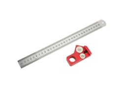 Regla De Acero Ajustable De 45° Y 90°, Herramienta Magnética Para Trabajar La Madera En Aleación De Aluminio.