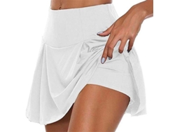 2026-falda Deportiva Para Mujer Con Shorts Plisados, Poliéster Y Fibra Láctea, Alto Talle, Talla S-5xl, Ideal Para Verano, Casual Y Deportes