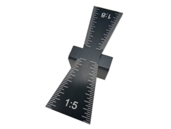 Marcador De Cola De Pájaro Para Carpintería Con Escalas 1:5 Y 1:8, Material Aluminio Resistente