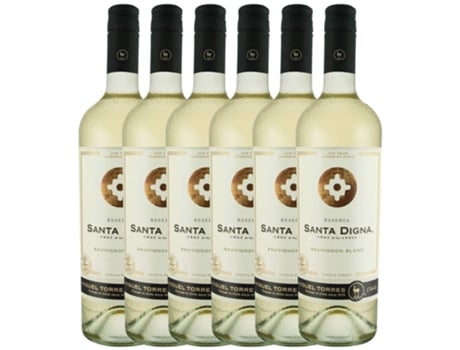 Vino MIGUEL TORRES Miguel Torres Sta. Digna Xile Sauvignon Branca Valle Central Joven (0.75 L - 6 unidades)