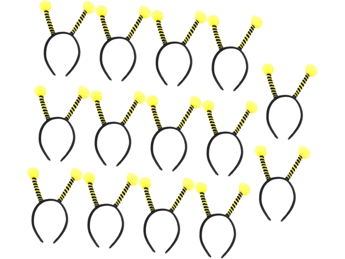 Tiara De Abelha Com 14 Peças E Antenas Criativas, Ideal Para Fantasias