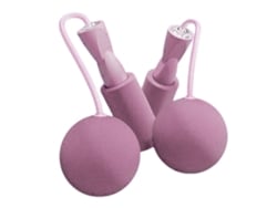 2026rebe-cuerda De Salto Inalámbrica Con Bola Pesada 6.5cm Rodamientos Duales Silenciosa Para Ejercicio Fitness Interior Rosa
