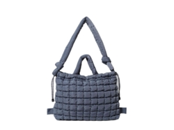 Mochila acolchada multifuncional unisex para viajes, compras y oficina, esencial en nailon, color gris.