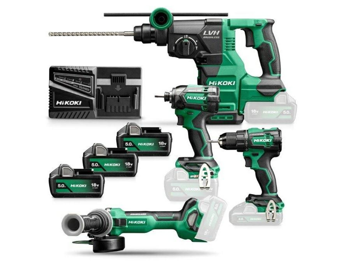 Conjunto de baterías Hikoki de 18 V Kc18dewhz, 3 x 5,0 Ah (ds18dewh18dcg18dbldh18dbl)