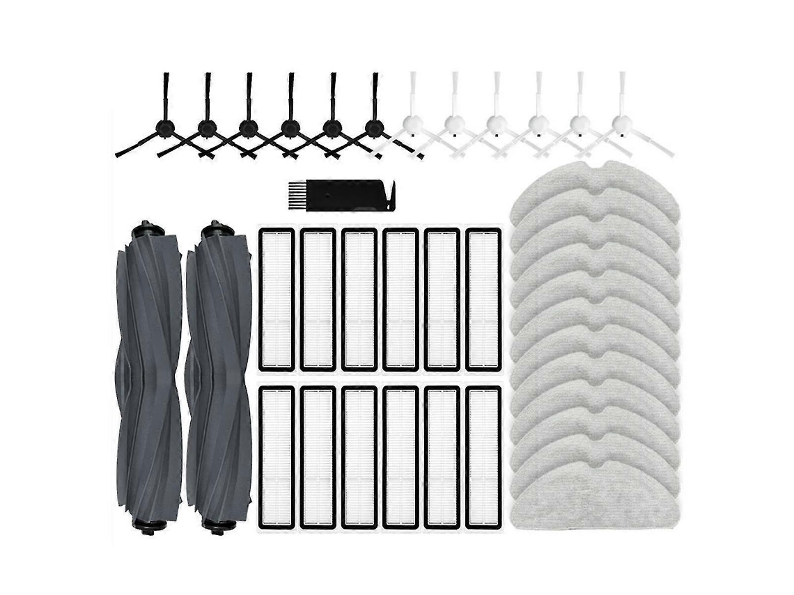 Kit de accesorios para robot aspirador Bot D10s / D10s Pro: rodillo principal, cepillo lateral, filtro HEPA, mopa.