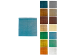 Persiana De Madera Alicantina Con Polea Metálica - Estor Enrollable Para Ventanas, Puertas, Salón Azul (pintada) 83 X 235 Cm