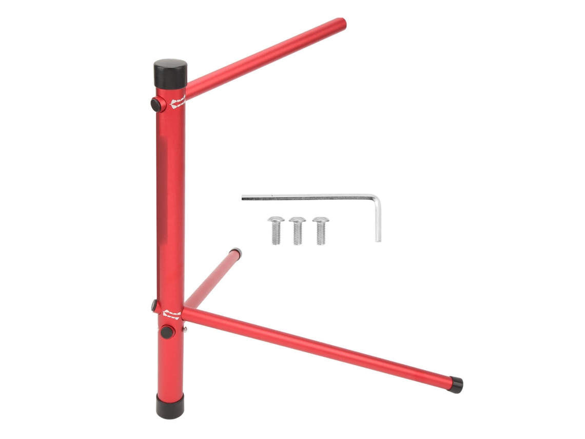 Suporte Para Bicicleta Enlee Rack De Estacionamento Para Mountain Road Bicicletas Reparo Armazenamento Vermelho