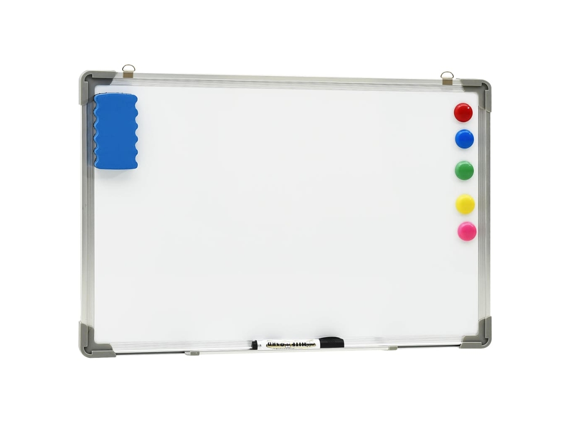 Maison Exclusive - Pizarra Magnética De Borrado En Seco Acero Blanco 60x40 Cm
