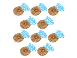 Ats-10pcs Portavasos Hinchables Flotantes Para Bebidas, Portavasos Para Piscina, Coasters Flotantes Para Fiesta De Piscina