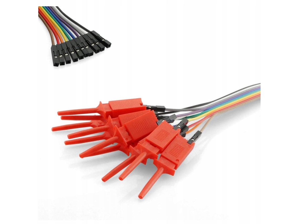 Juego de cables con abrazaderas de 3 cm – 1 unidades | Longitud práctica | Pruebas y diagnósticos