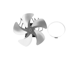 Ventilador De Pared De 5 Aspas Para Estufas De Leña Y Queroseno - Silencioso