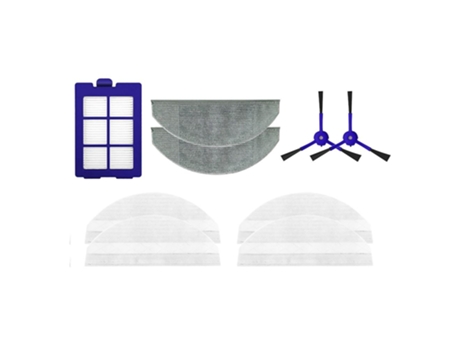 Peças para aspirador de pó eufy x8 escova lateral lavável pano filtro