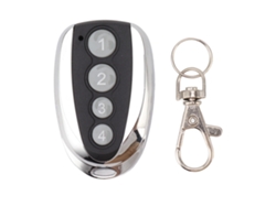 Mando A Distancia Para Abrepuertas De Garaje Con 4 Botones Y Soporte Para Llave.