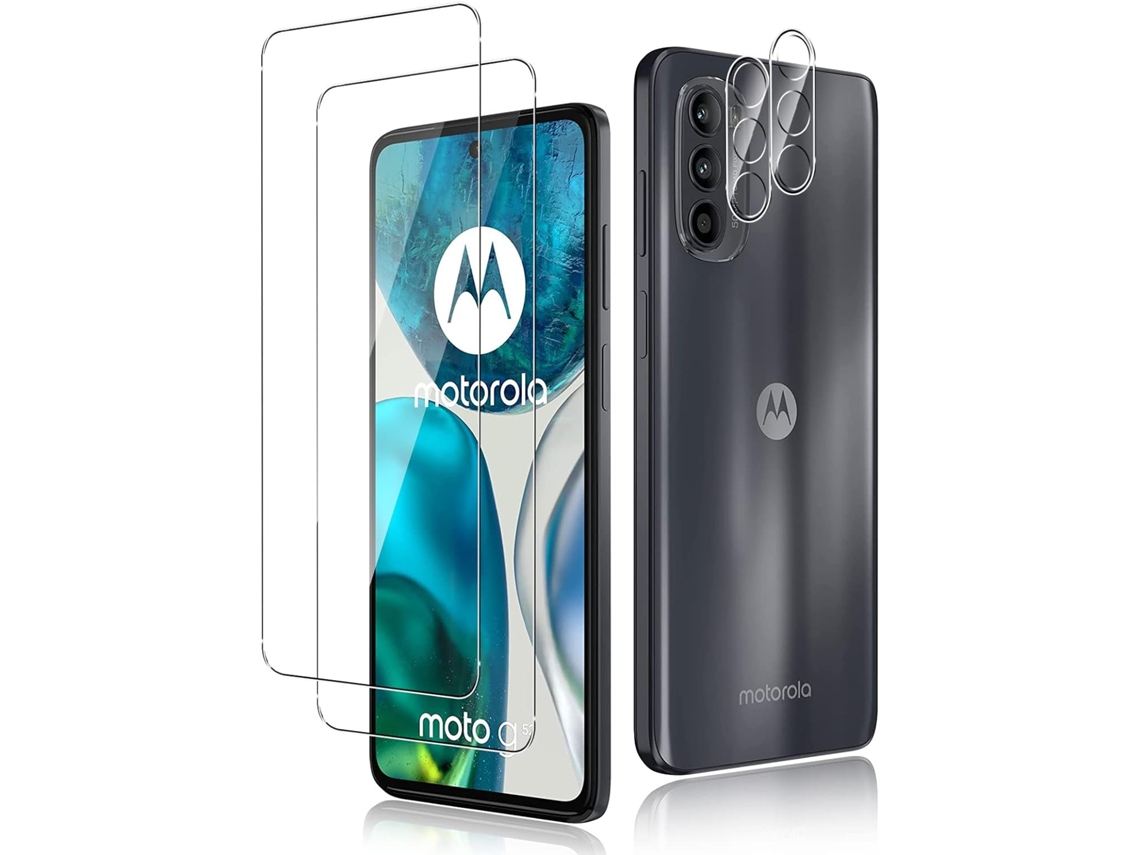Conjunto de Protectores de Lente Traseira Dureza Sem Bolhas Antiarranhões Filme Ultra para Motorola Moto G52 HONGWE. (2un)
