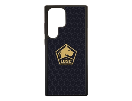 Funda Móvil Ultra Oficial Lille Fc para Samsung Galaxy S23 Ultra PHONECASES3D Piel Sintética Negro