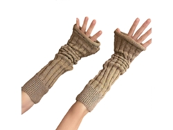 Tricô Luvas Meio Dedo, Manga Curta, Estilo Anos 2000, Pulse Luvas, Ideias Halloween, Baile de Máscaras e Formato, Na C