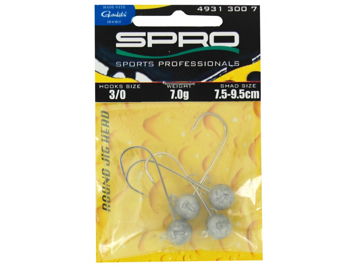 Cabeza de plomo SPRO Round Jighead - Jig 22 - 3,3 cm